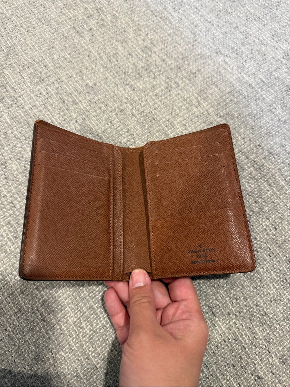 Louis Vuitton Monogram Canvas Card & Key Holder in Brown and Gold - Picture 3 of 6